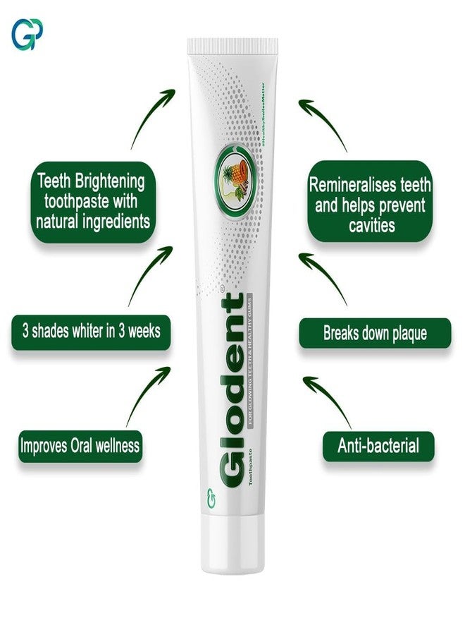 Glodent Teeth Whitening (70g x 1) 3 shades brighter in 3 weeks toothpaste and Oralife Natural (250ml x 1) Mouthwash for complete natural oral care (combo pack) - Image 5